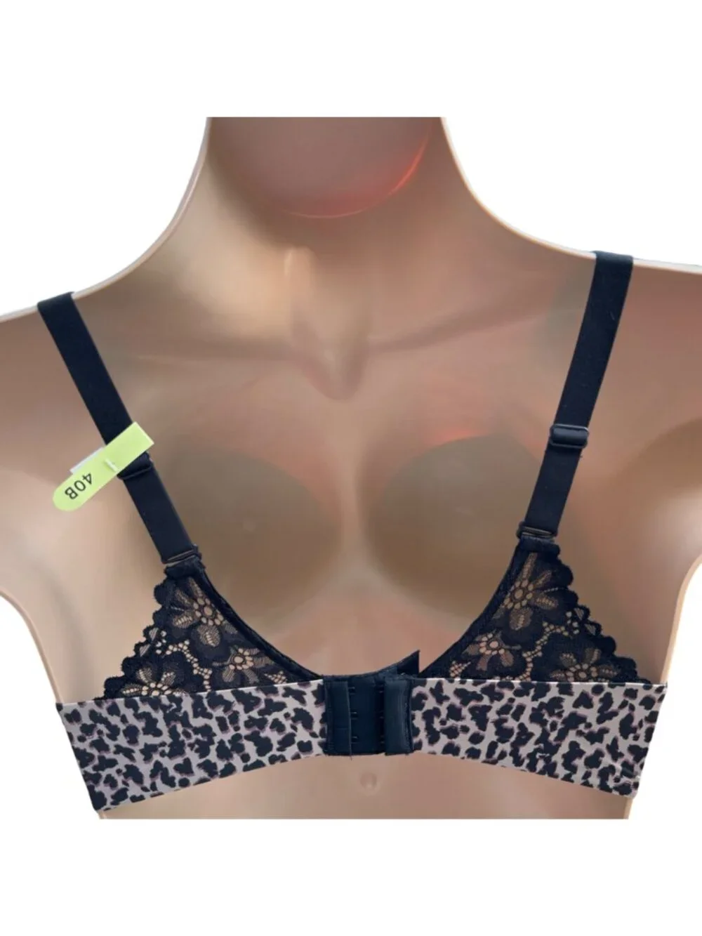 Maidenform 36C T-Shirt Bra SmartZone Cups & Convertible Straps Leopard Print - Picture 2 of 16